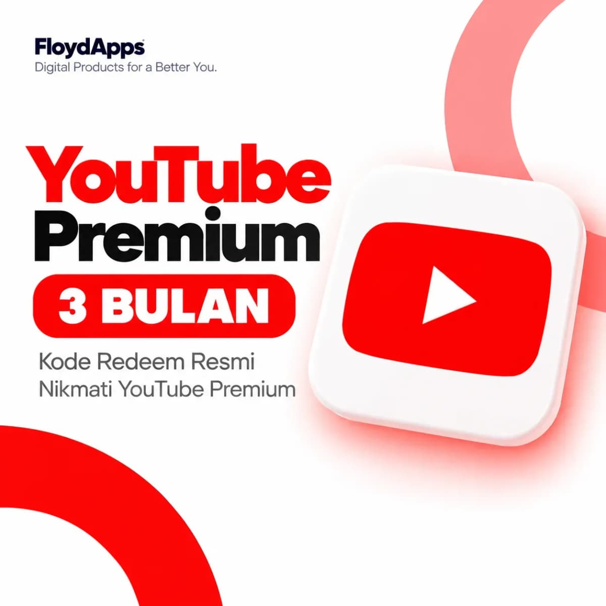YOUTUBE 3 BULAN KODE REDEEM 1