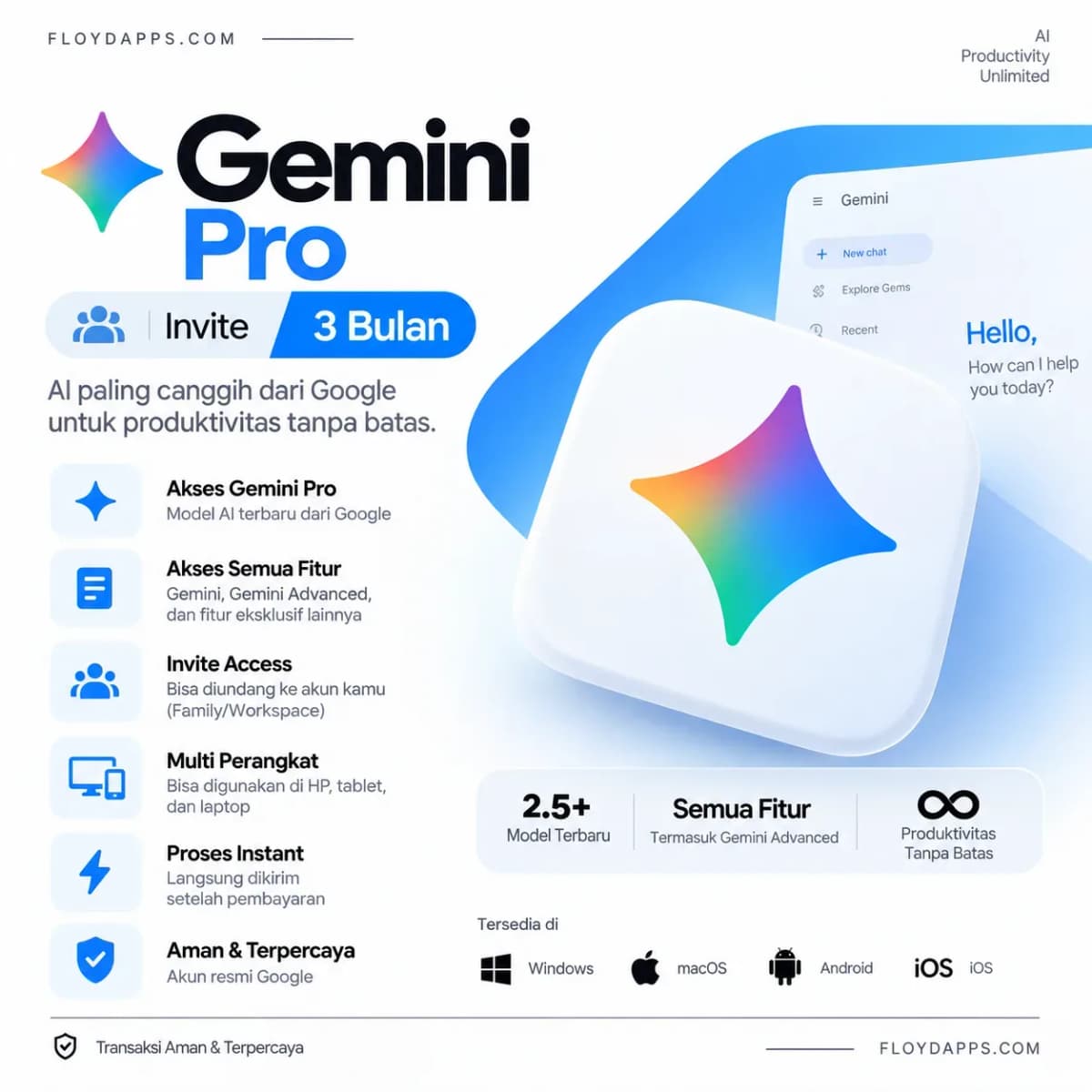 AI GEMINI PRO 3 BULAN INVITE 2