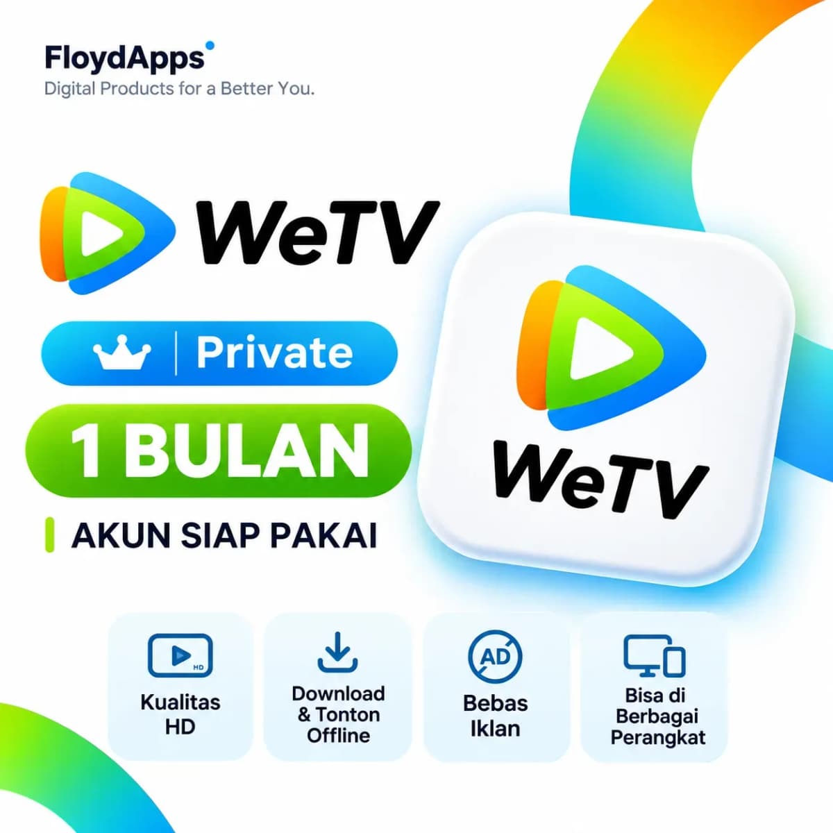 WETV VIP 1 BULAN PRIVATE 1