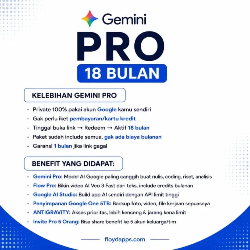 AI GEMINI PRO 18 BULAN PRIVATE 2