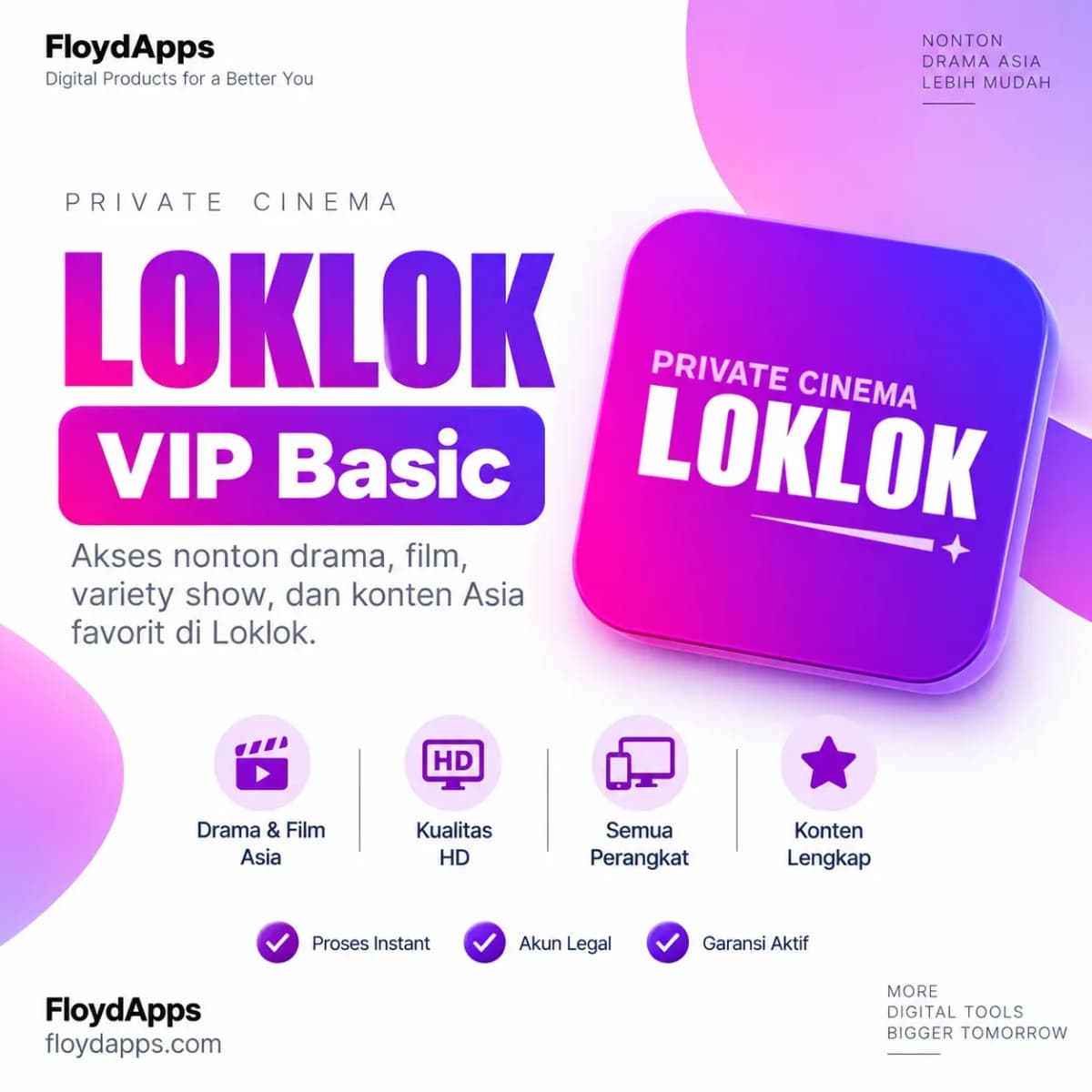 LOKLOK VIP BASIC 40 DAY PRIVATE 1