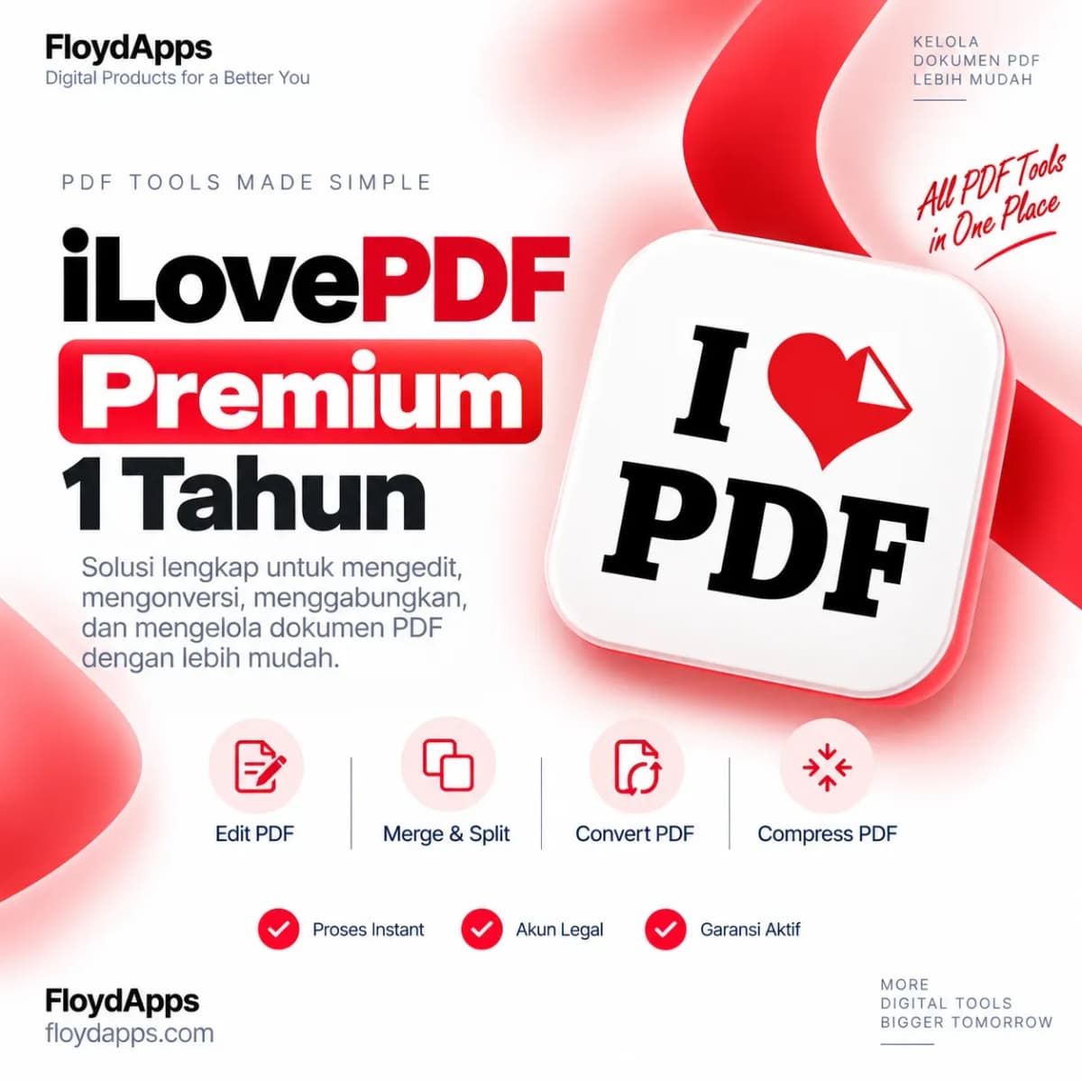 ILOVEPDF PREMIUM 1 TAHUN