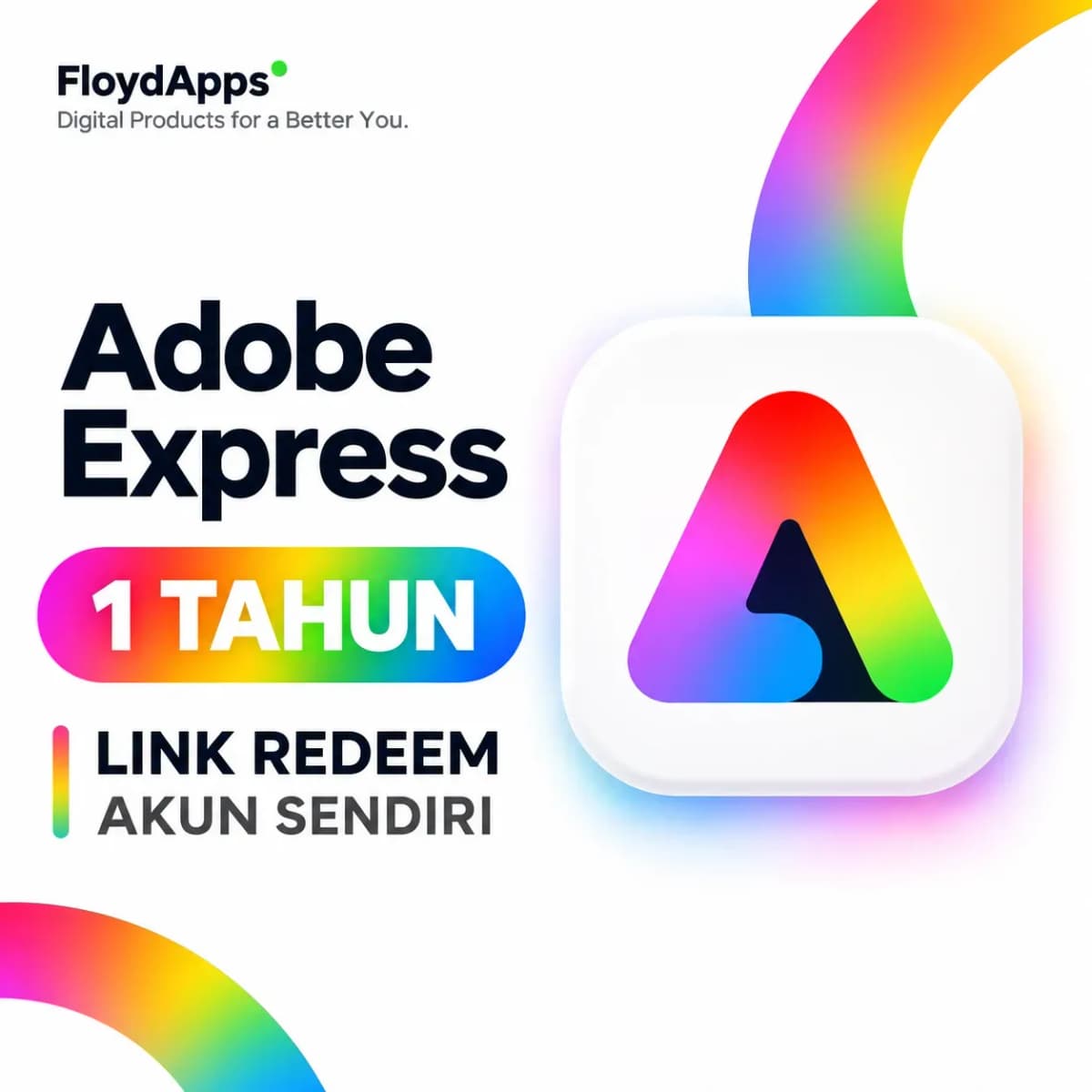 ADOBE EXPRESS 1 TAHUN PRIVATE