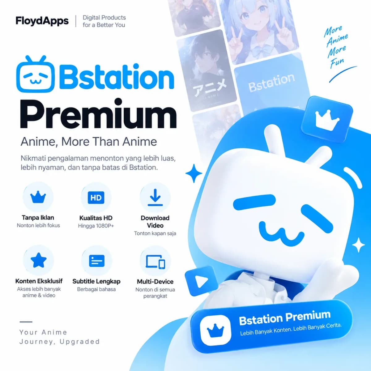 BSTATION PREMIUM 3 BULAN