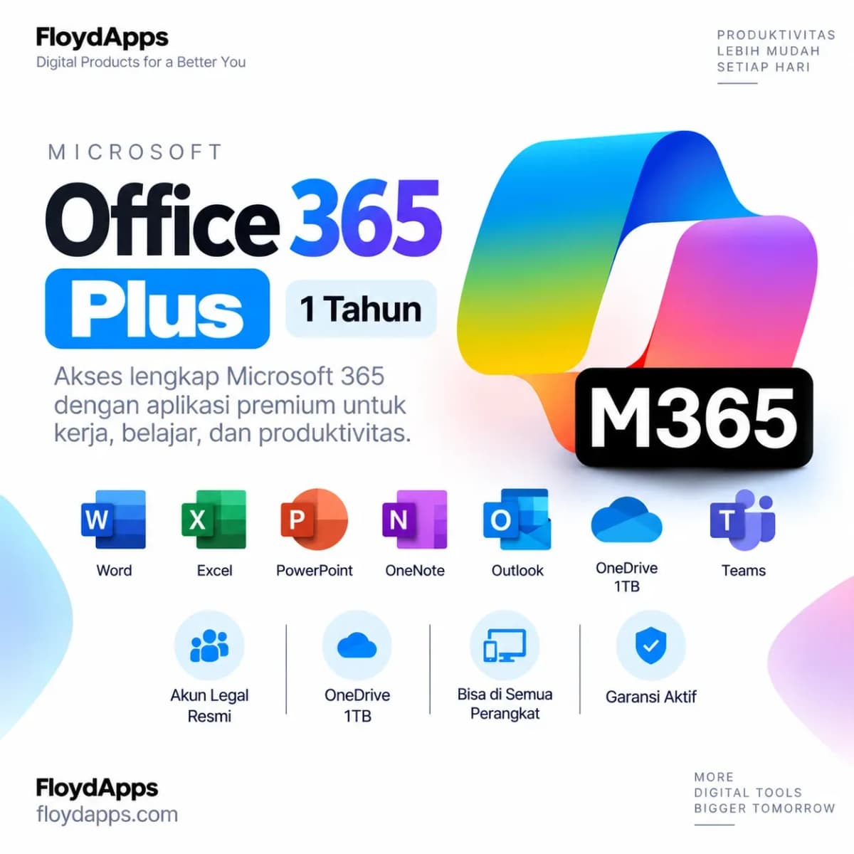 MICROSOFT OFFICE 365 PLUS 1 TAHUN