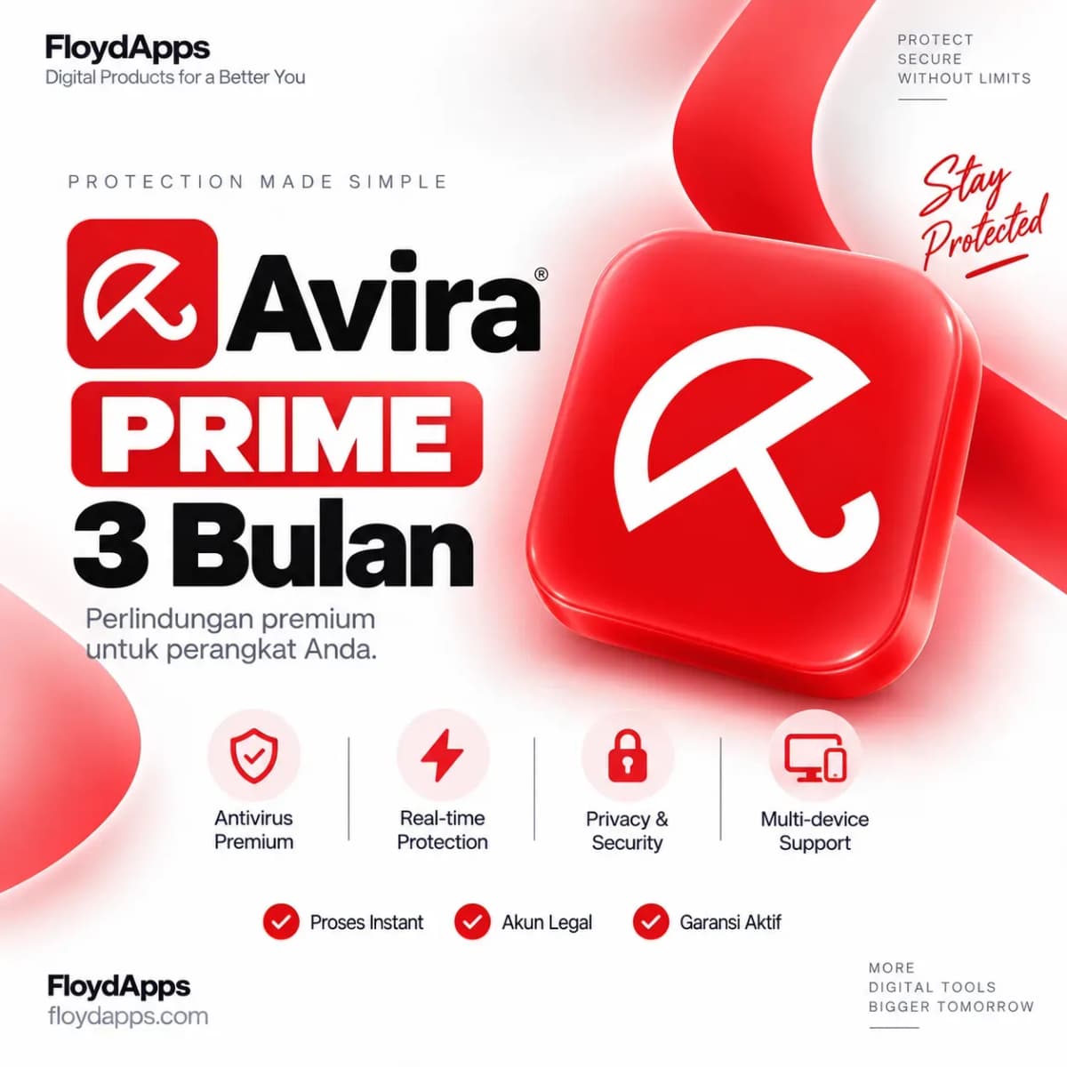 AVIRA PRIME 3 BULAN PRIVATE