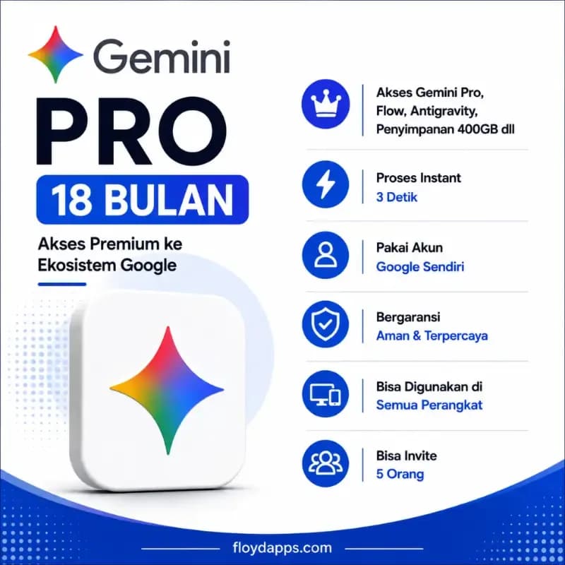 AI GEMINI PRO 18 BULAN PRIVATE